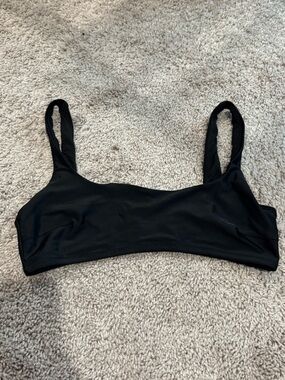 aerie Black Seamless Bikini Top